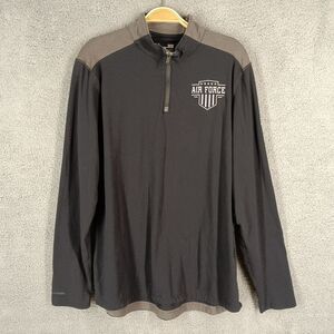 Under‎ Armour Air Force Mens Large Military Quarter Zip Pullover Athletic Shirt